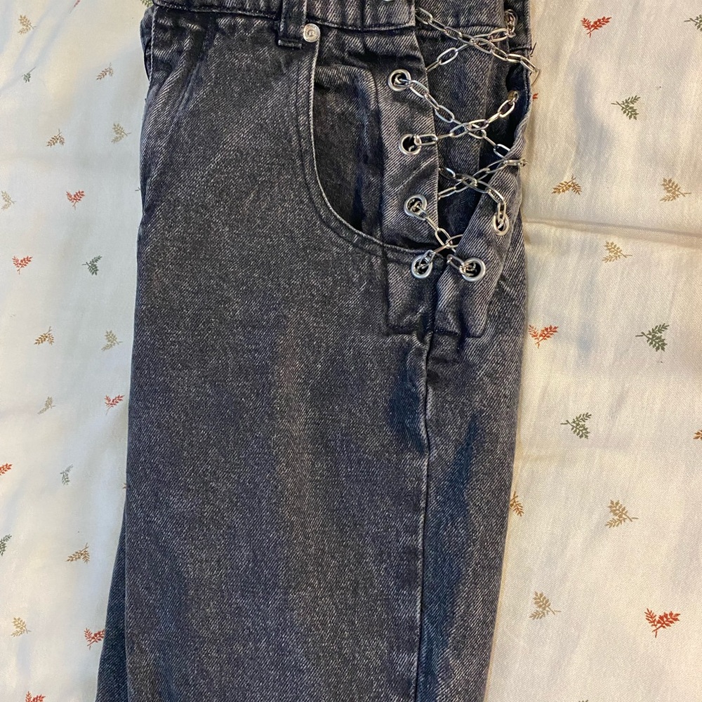 Black Chain Jeans Maniere De Voir
